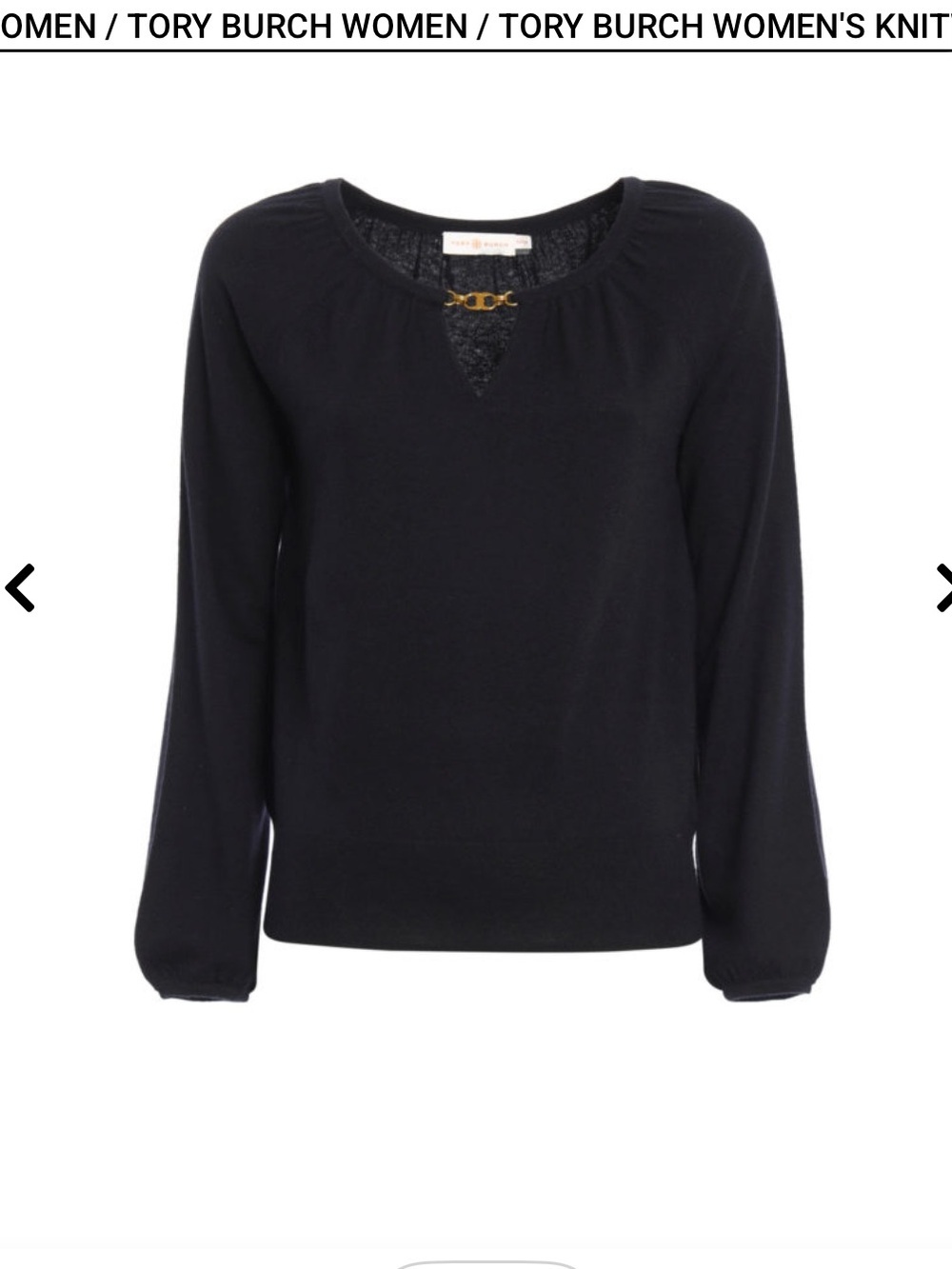 Tory Burch Gemini Link cashmere sweater purple M